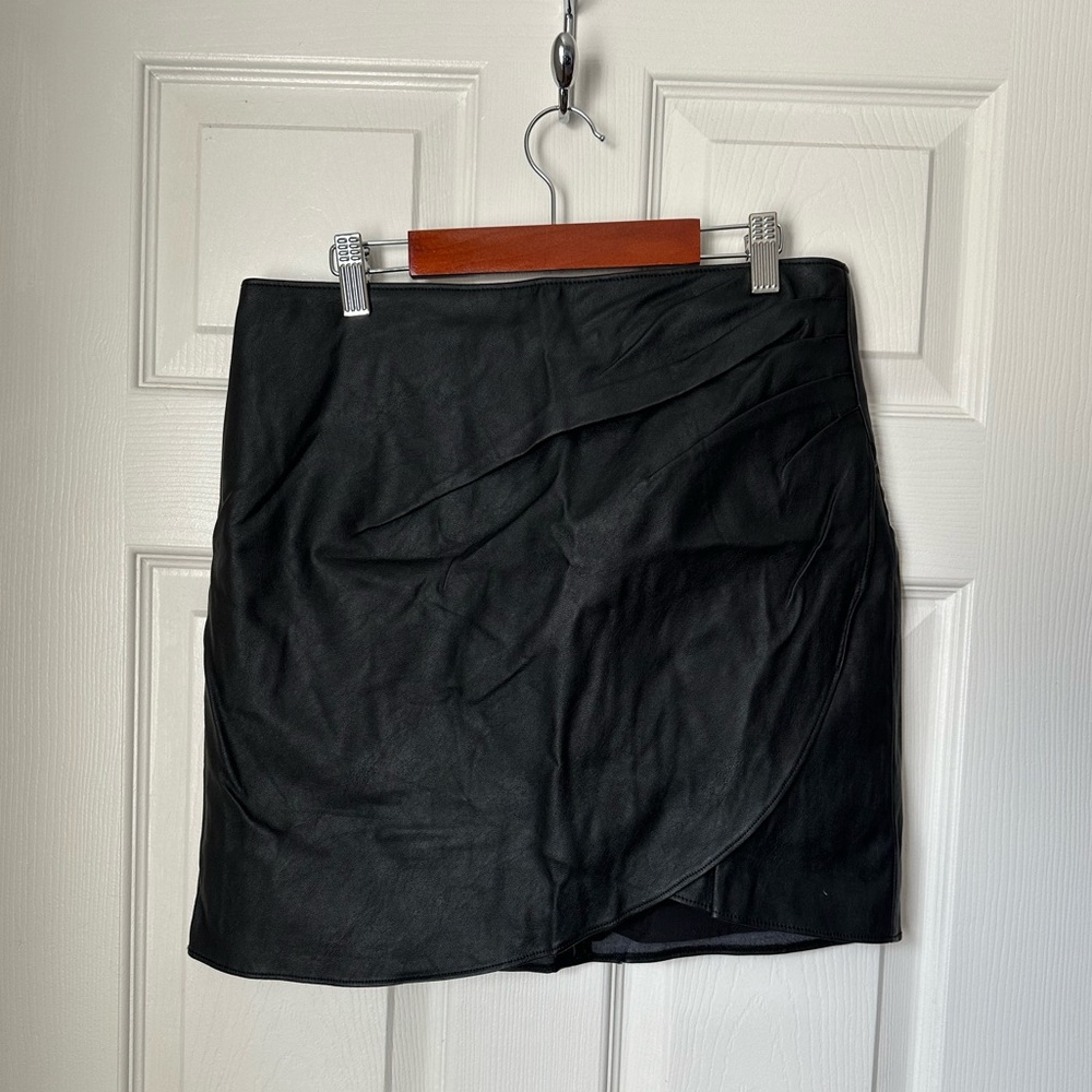A&F Vegan Leather Skirt